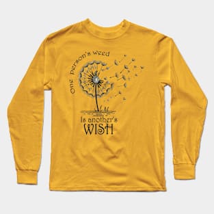 Weed and Wish Long Sleeve T-Shirt